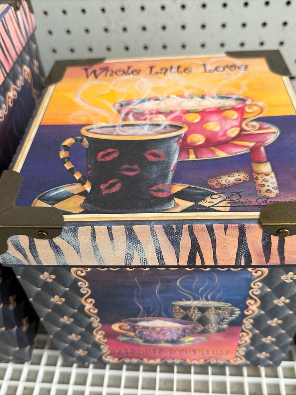 Decorative Coffee-Themed Storage Box Set - Multicolor - Picture 3 of 6